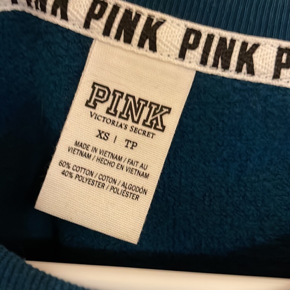 Victoria Secret PINK Miami sweatshirt- teal blue - Picture 3 of 5